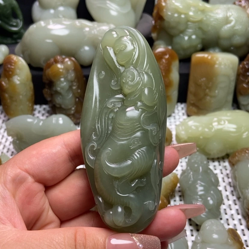 【闪购商品】和田玉未镶嵌把件