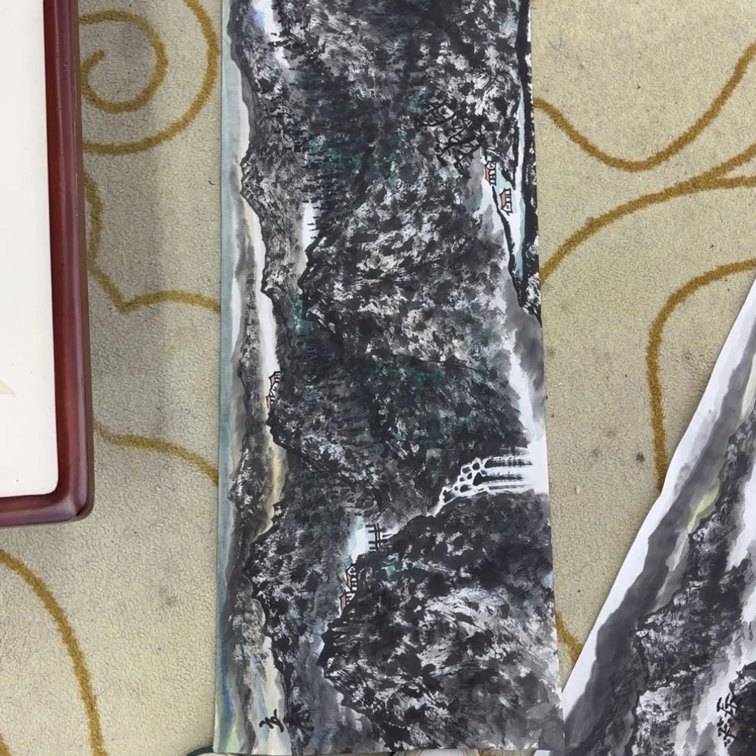 国画孙立春山水作品艺