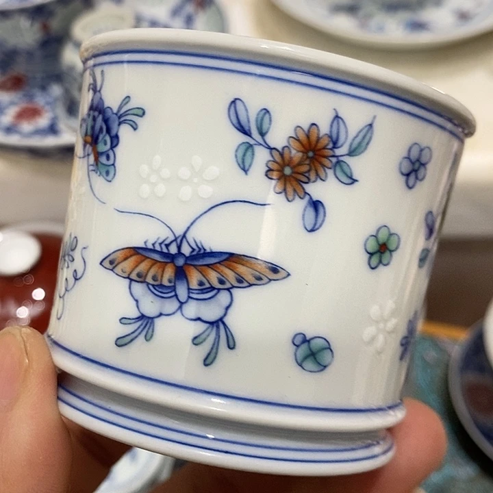 摆件陶景德镇陶瓷主人杯1233