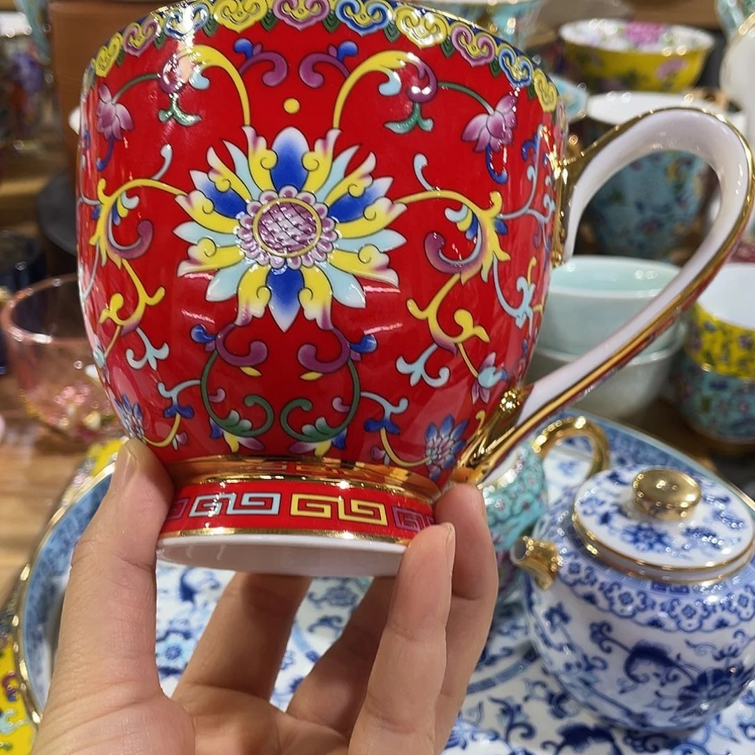 珐琅景德镇陶瓷瓷碗