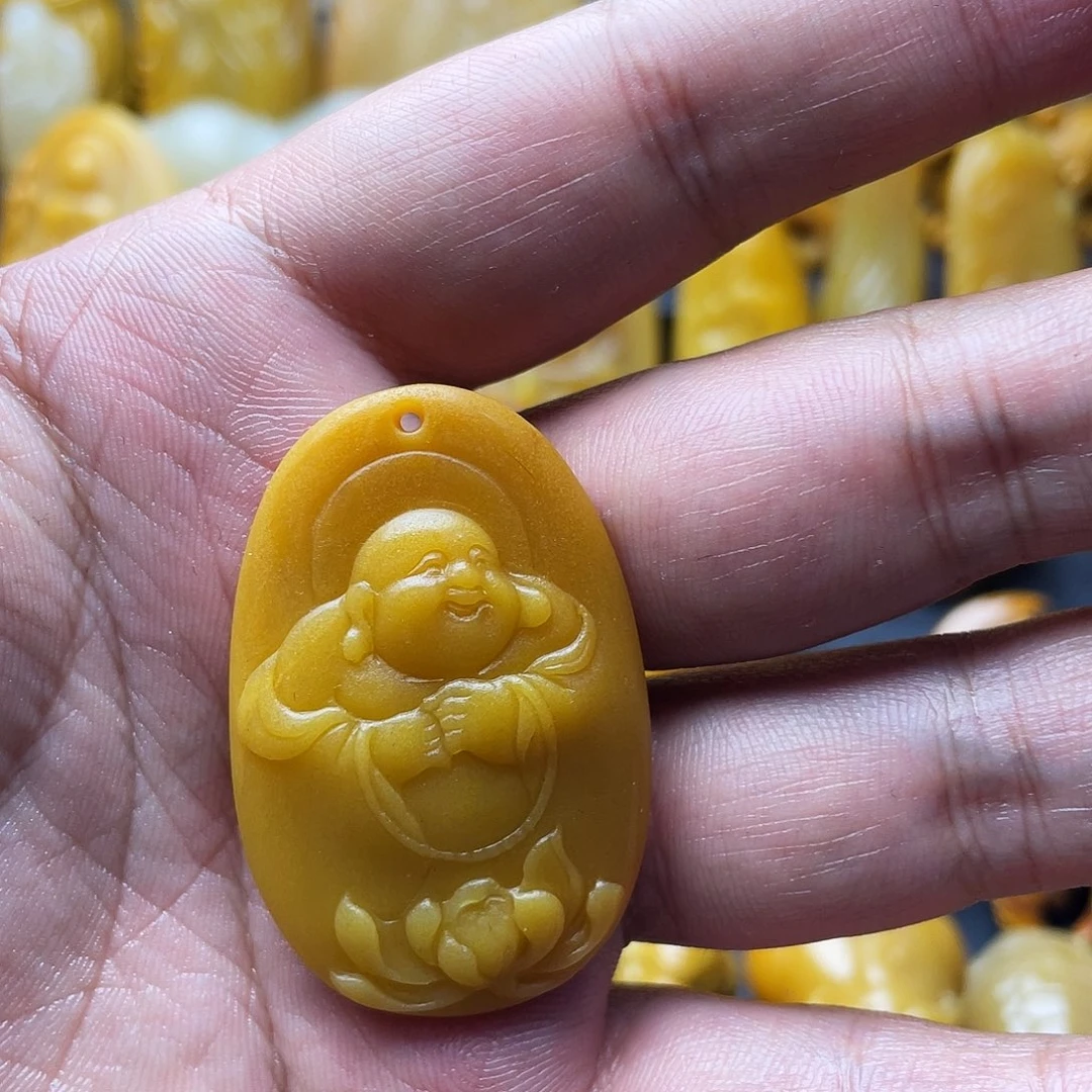 佛***珠石英质玉未镶嵌吊坠(不含链)