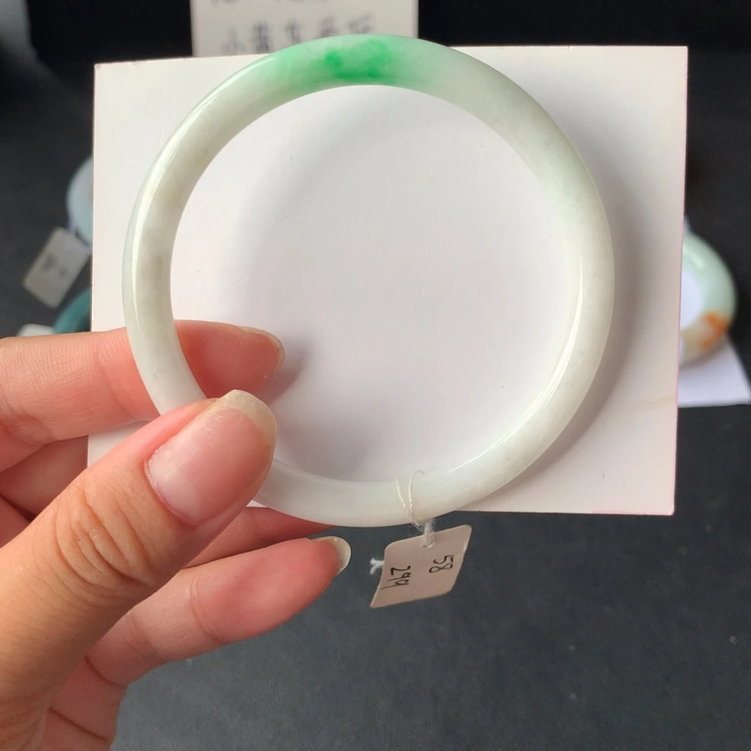 翡翠手镯未镶嵌1号48小时鉴赏期