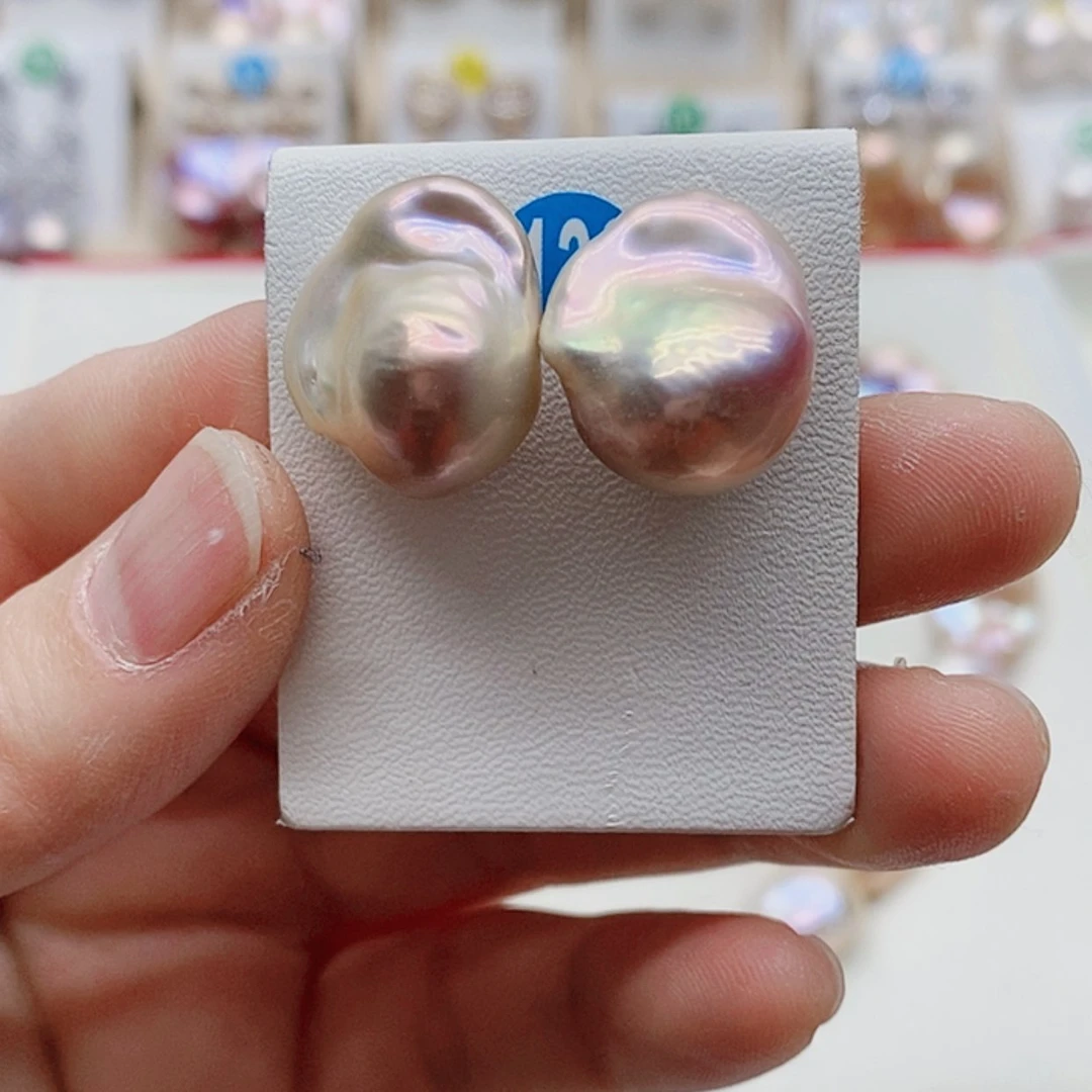 【闪购商品】淡水珍珠耳饰银S925镶嵌