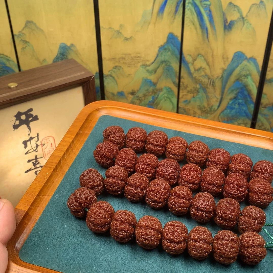 手串金刚菩提闲***生2、梁梅花22.5mm头货