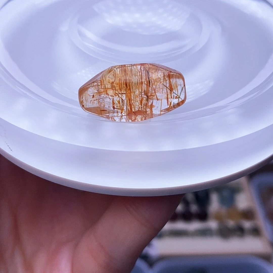 水晶天然水晶定制打孔不退换未镶嵌