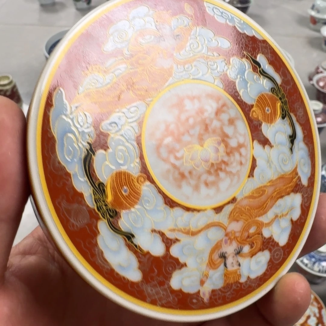 杯唐卡盖置景德镇