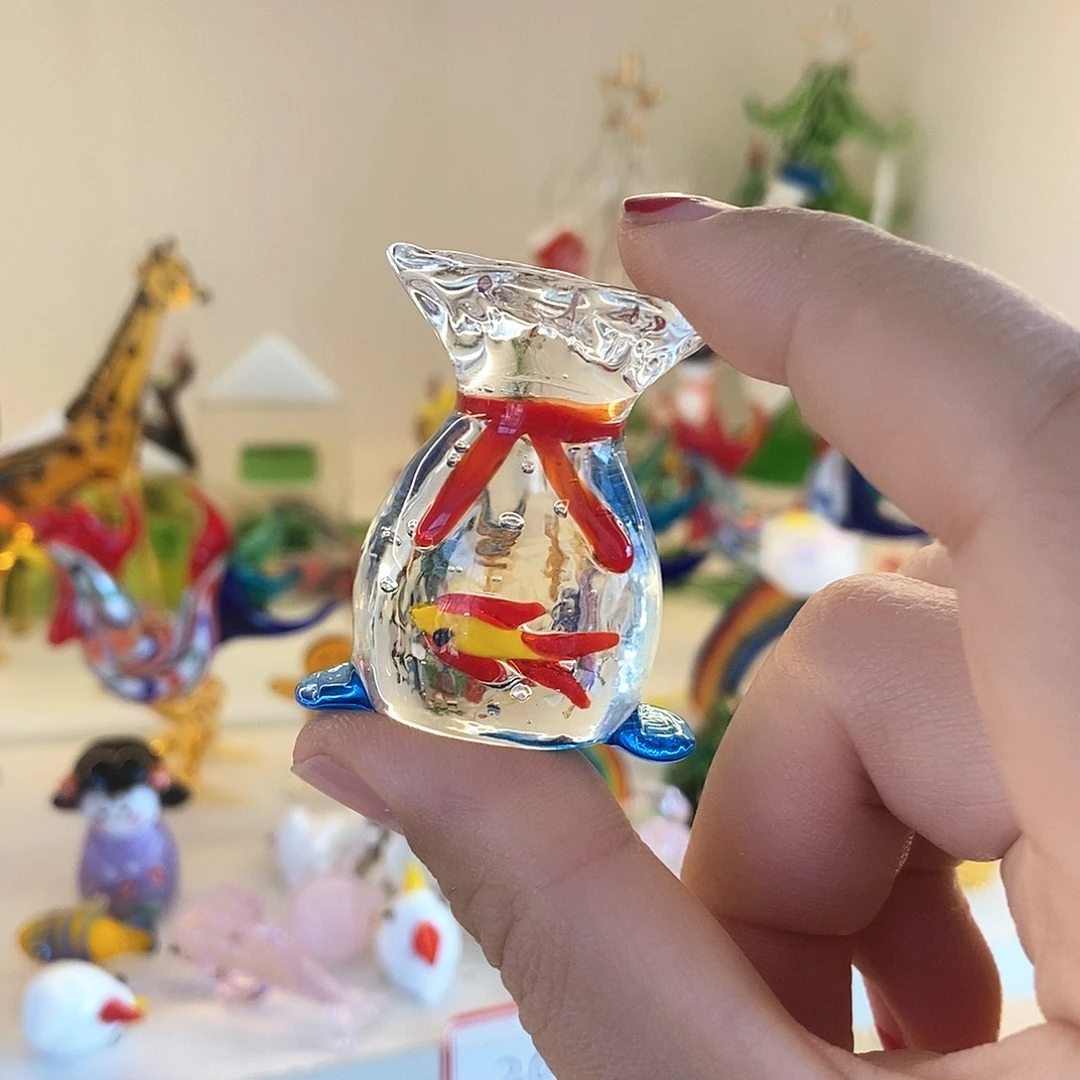 琉璃手工艺品福袋鱼