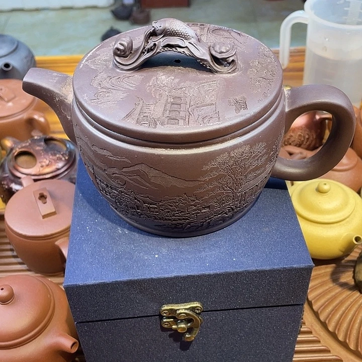 茶壶紫砂正品一把