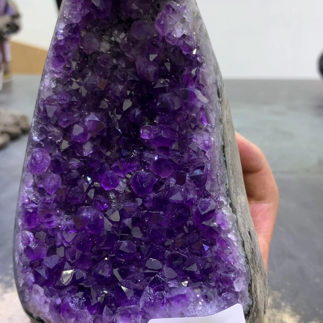 水晶珠宝半成品未镶嵌紫晶04