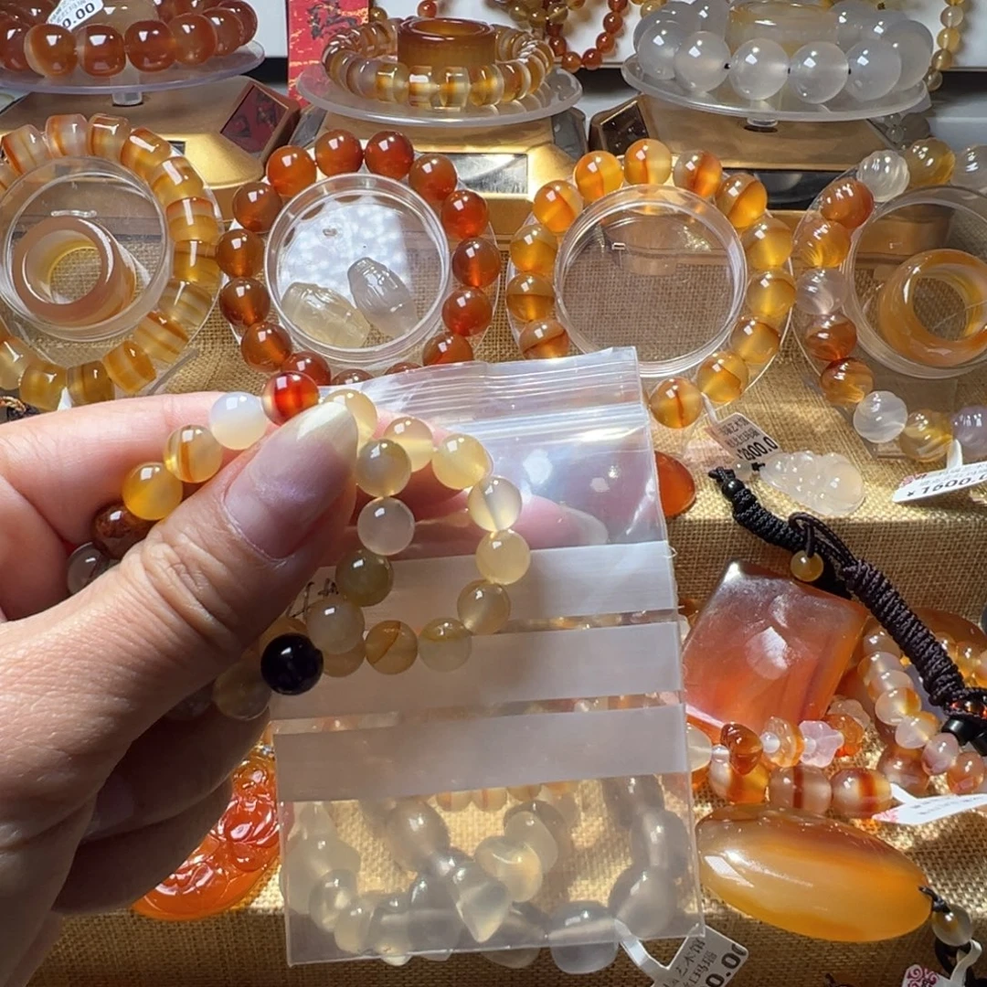 二***白玛瑙/玉髓合金颈饰4