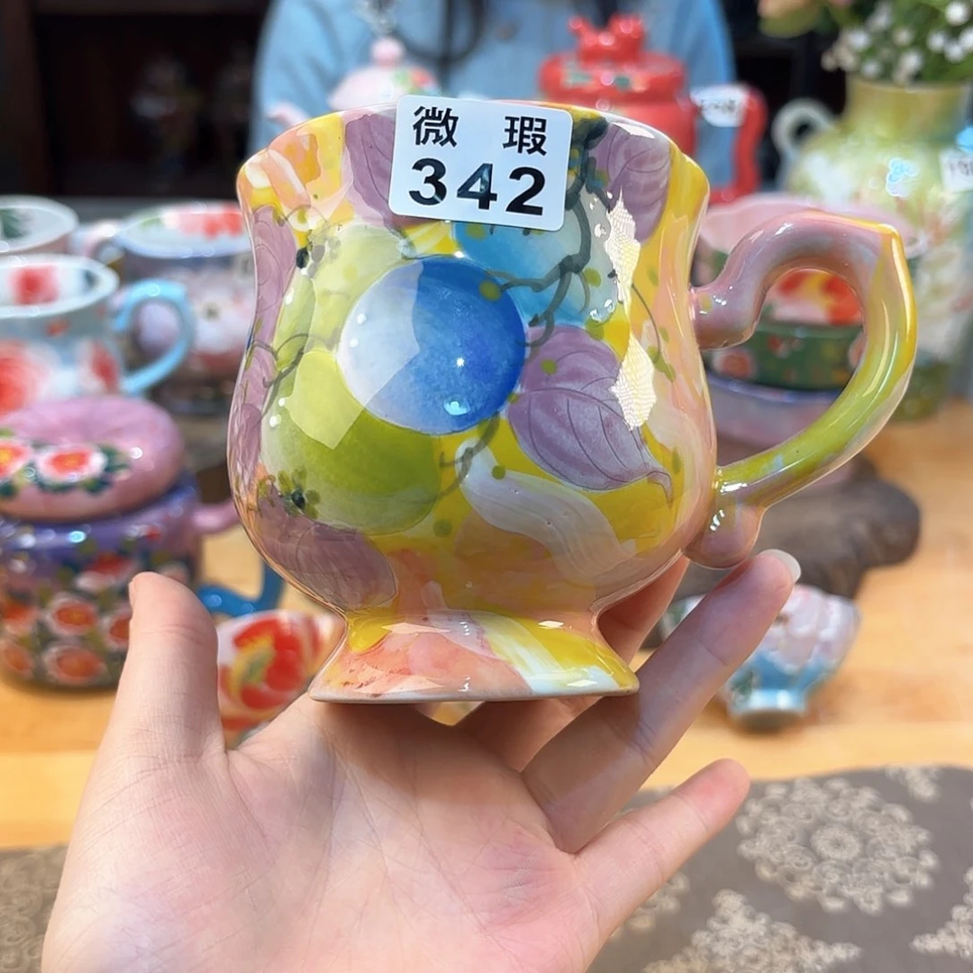 景德镇手绘高温釉下彩陶瓷茶具