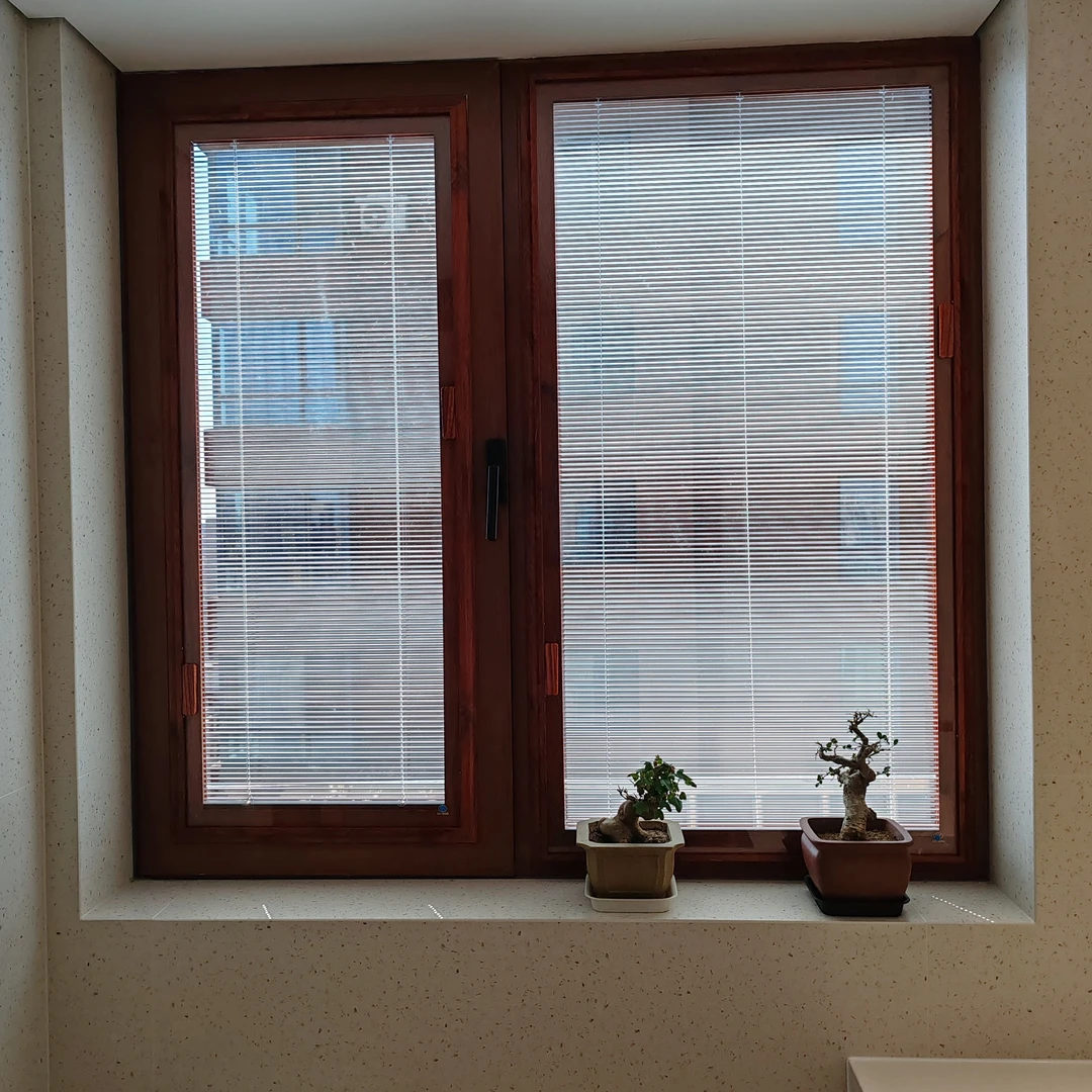 新款单玻磁控百叶窗卫生间厨房内开窗专用遮阳帘百叶窗帘百叶帘