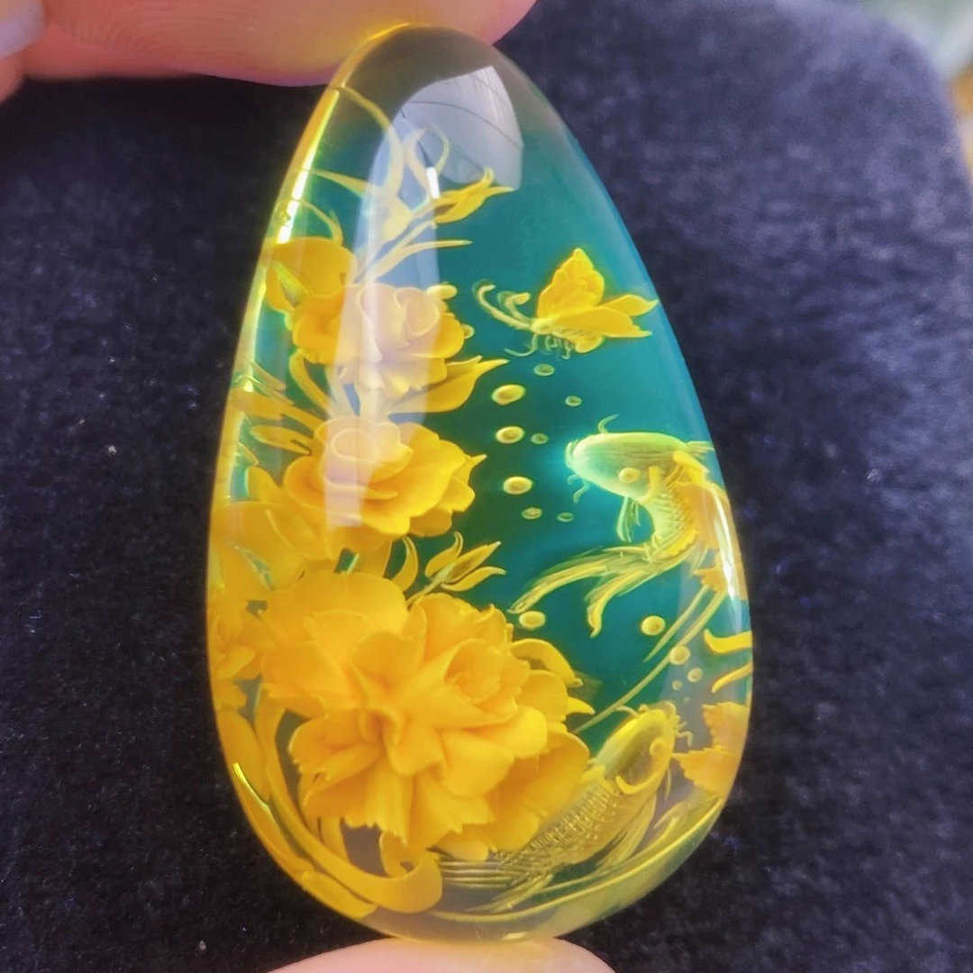 【闪购商品】金珀吊坠(不含链)未镶嵌