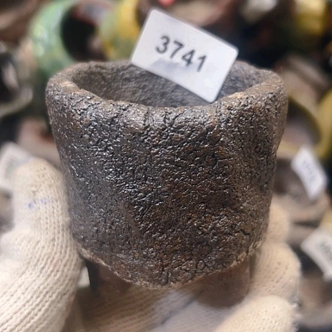 粗陶花盆手工花盆制作