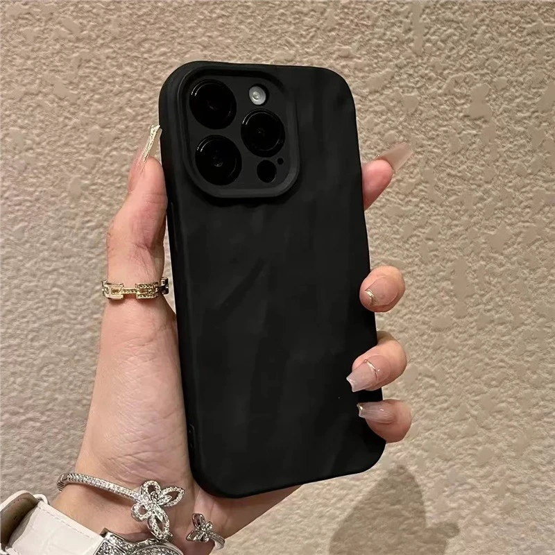 简约纯色高级感适用15手机壳iPhone14promax全包软壳13防摔12