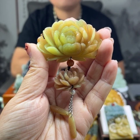 岫玉挂件未镶嵌挂件
