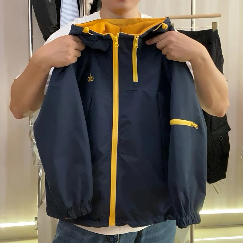 2025新品男童冲锋衣加绒加厚双面穿外套儿童装深秋初冬装保暖风衣