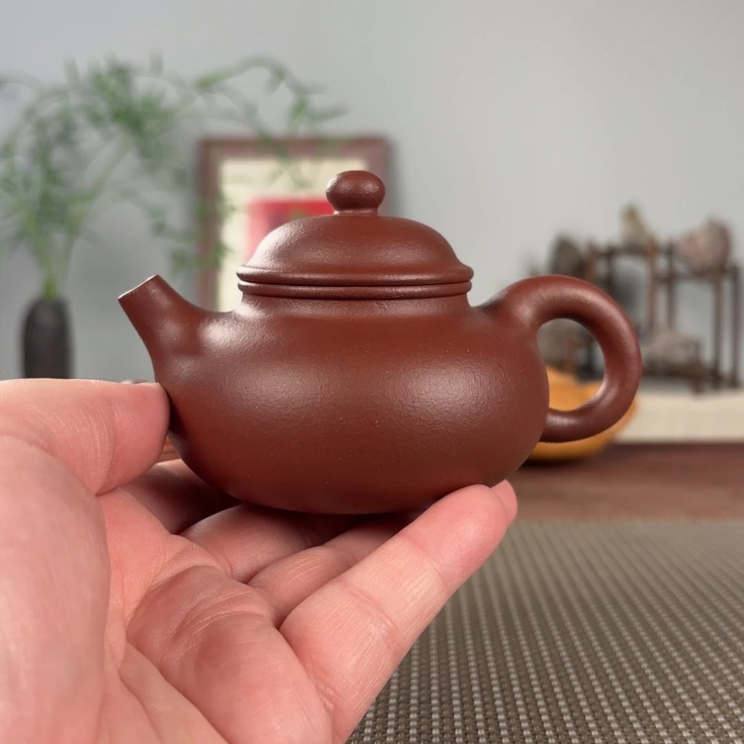 更***蓝茶壶紫砂黄龙山原矿紫砂壶