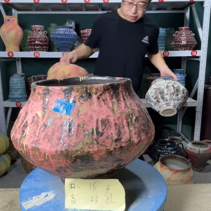 景德镇陶瓷花盆花器870