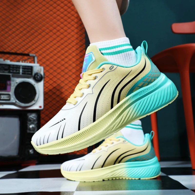 【WD3507-蓝黄色】男女同款潮鞋百搭运动休闲鞋[小薇]