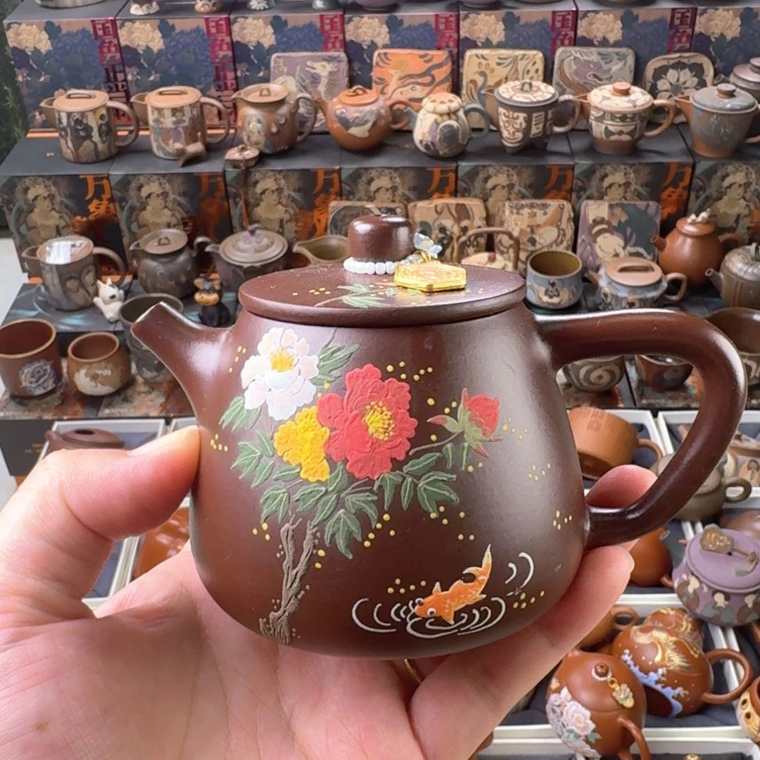 茶壶紫砂200cc原矿精工半手