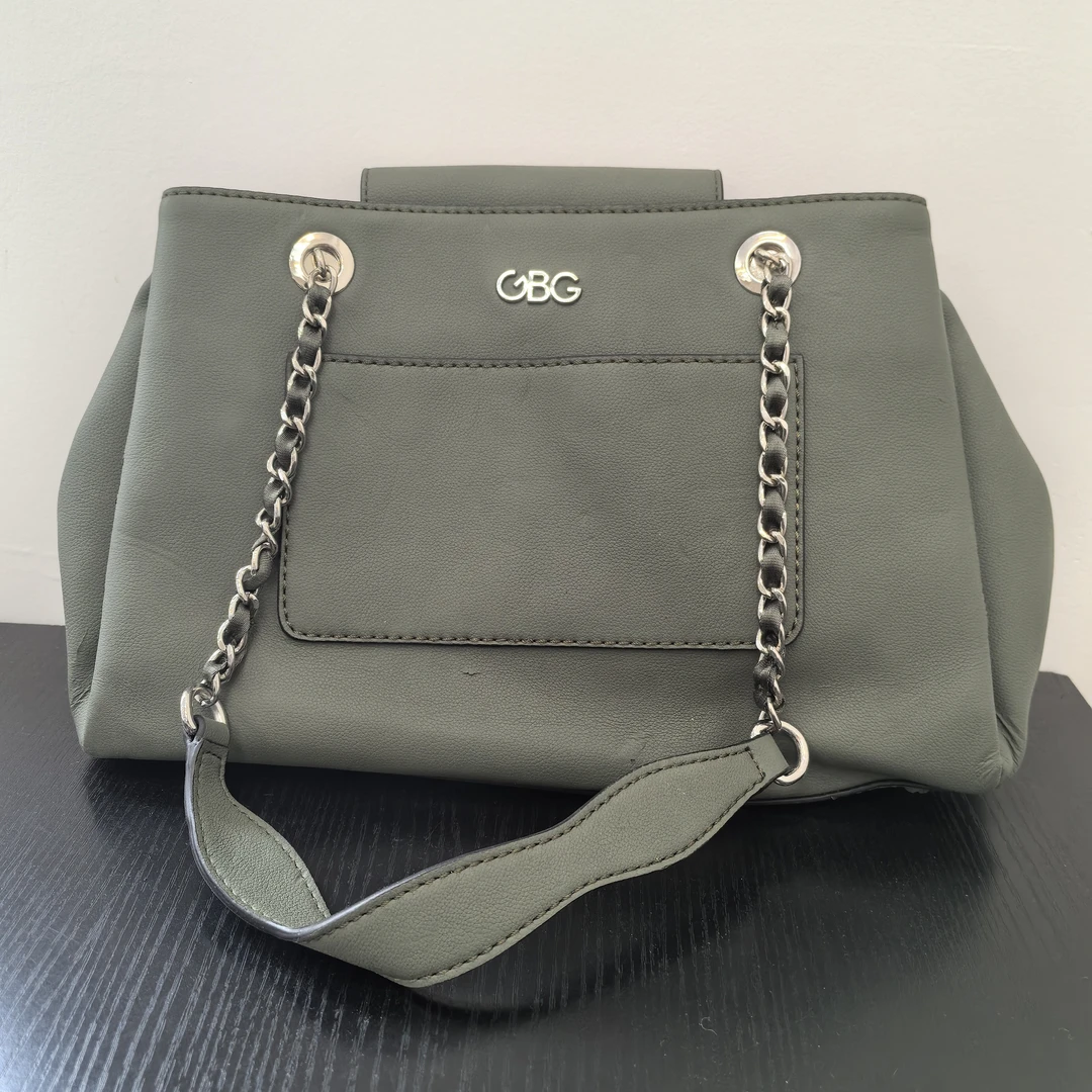 95新 maje jp GBG 墨绿色皮包