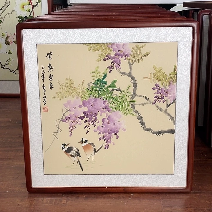 国画带框尺寸63*63厘米