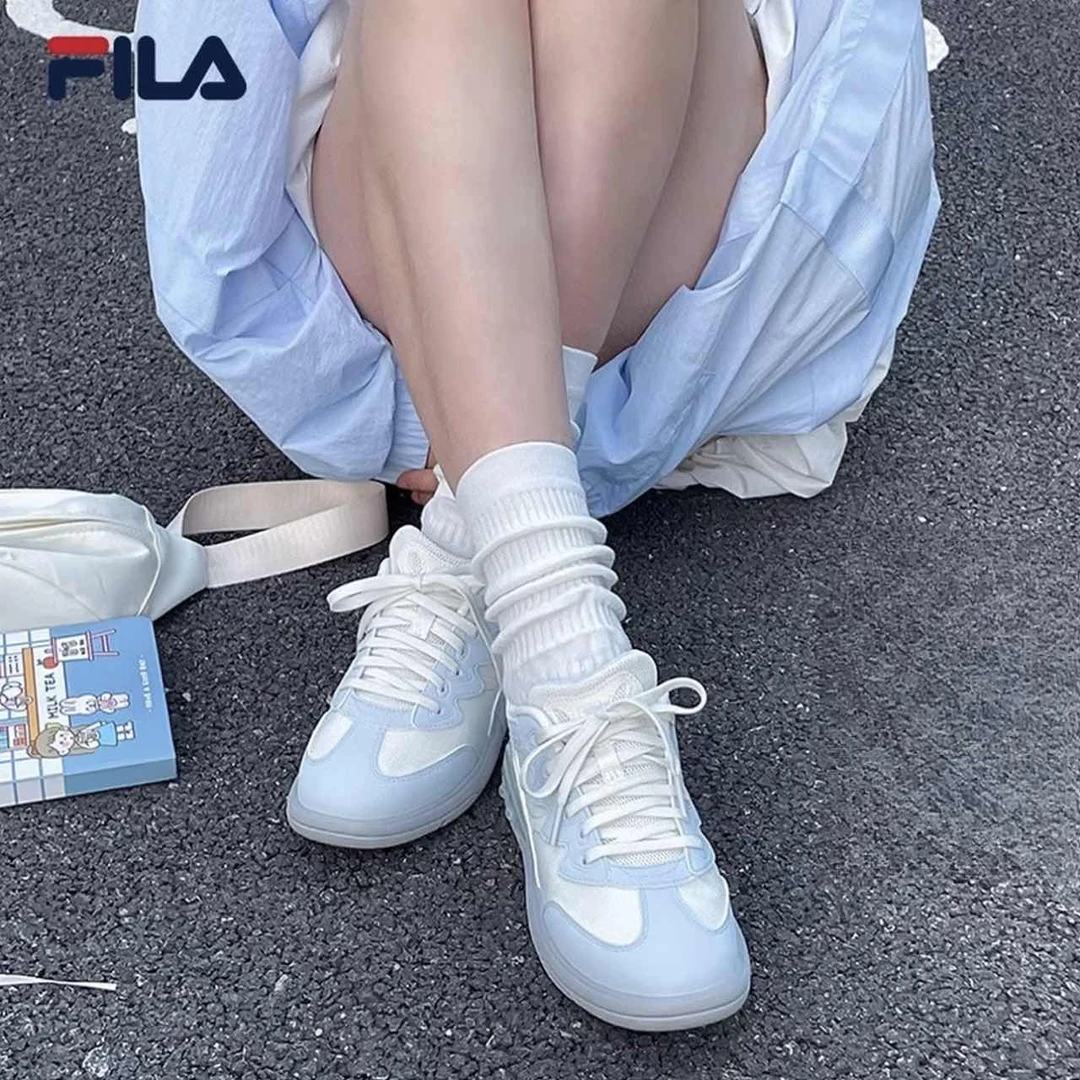 FILA斐乐女鞋板鞋小白2025秋季新款鞋子布丁德训休闲百搭轻奢鞋子