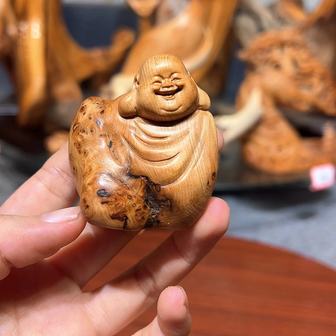 柏木崖柏木手把件摆件