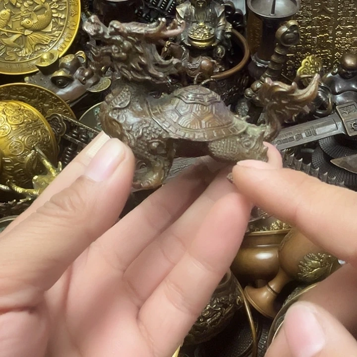 顺顺利利，铜器摆件