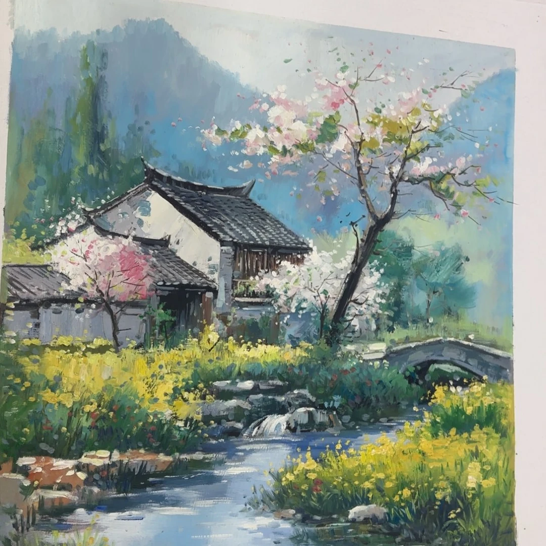 油画加油加油努力加油加油