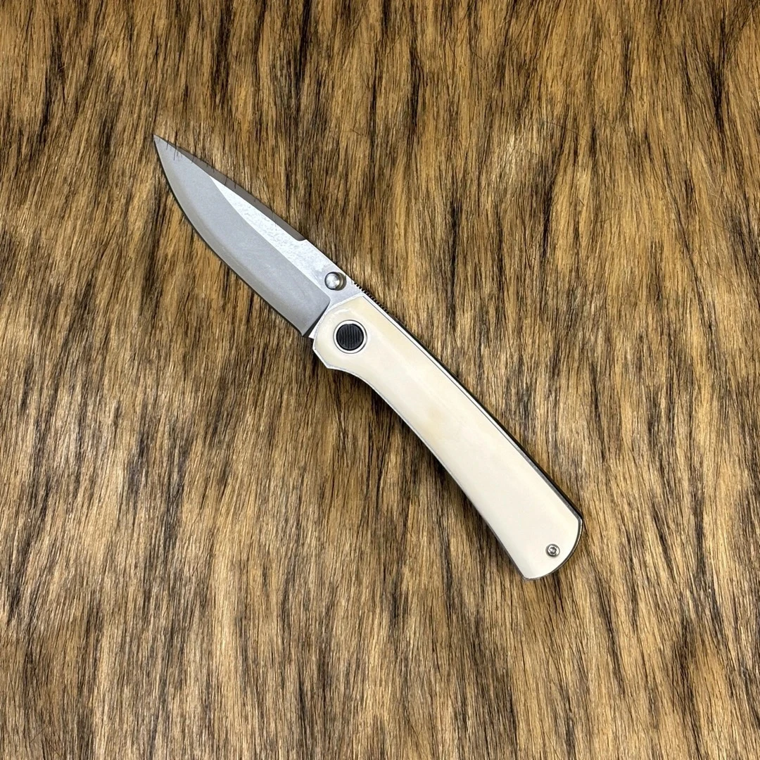 【凝霜】奶油冰皮料柄日立SLD-MAGIC高硬度多功能刀