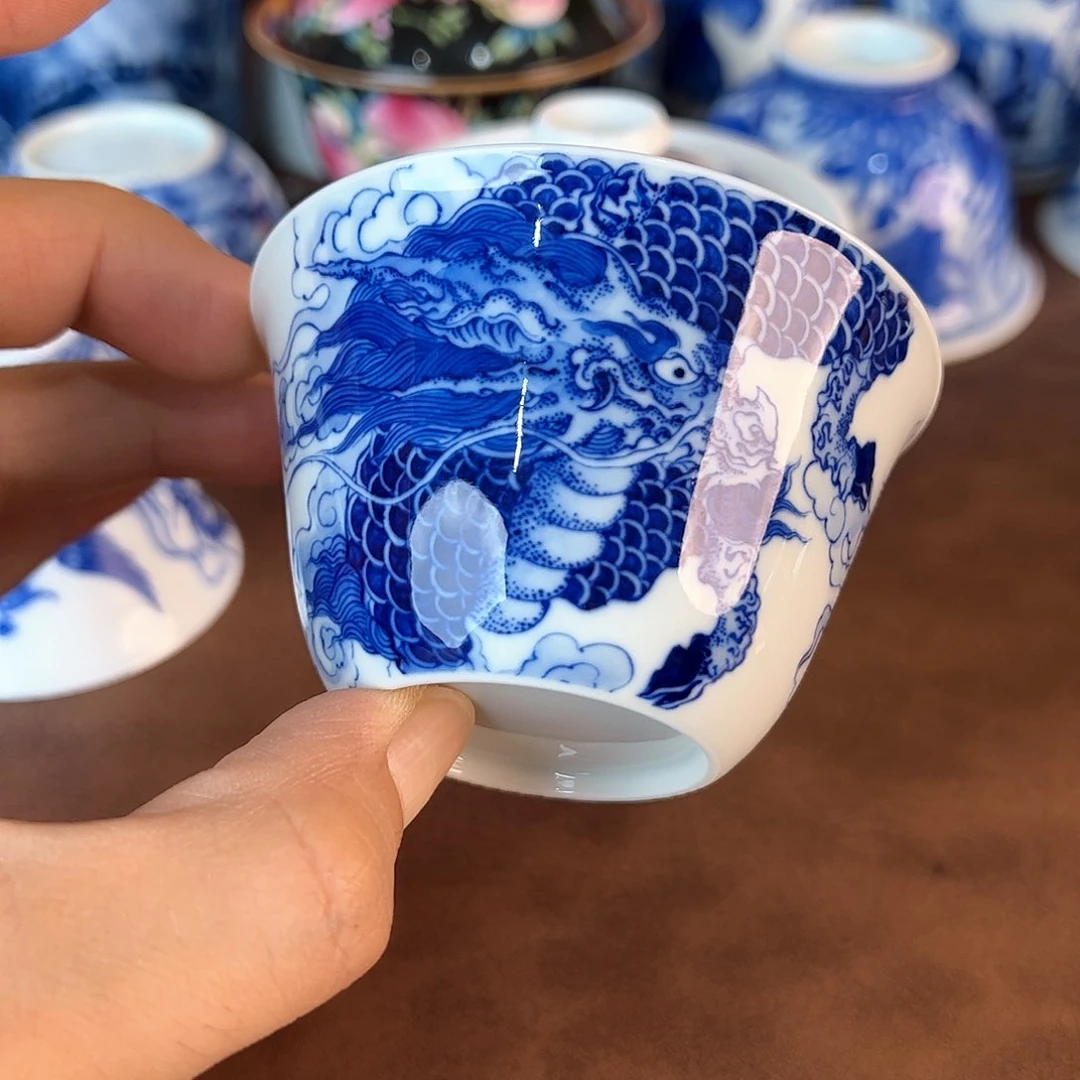 万***门景德镇全手工手绘陶瓷