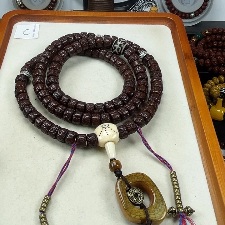 手***洋吊坠星月菩提金刚