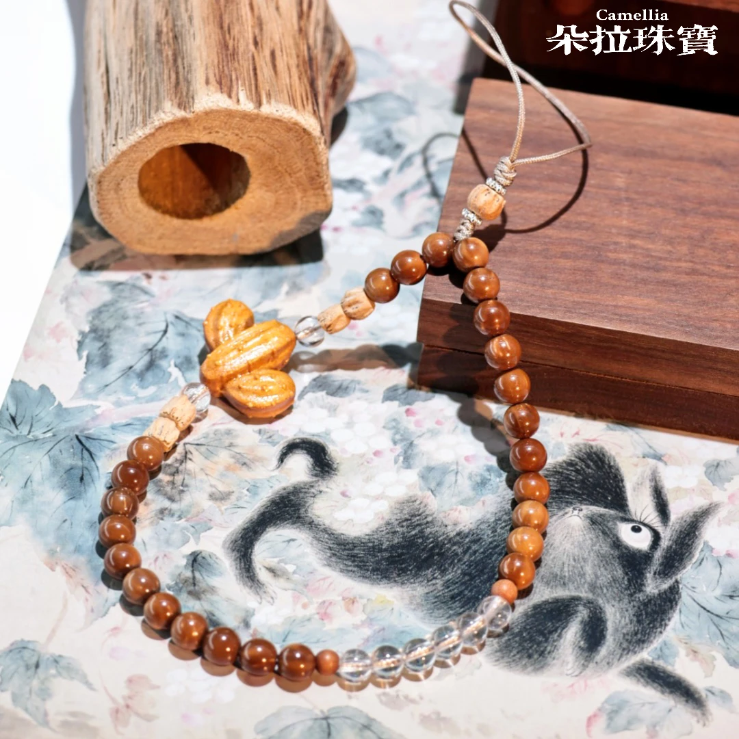朵拉珠宝 2989 白水晶手机挂  多样性发其一