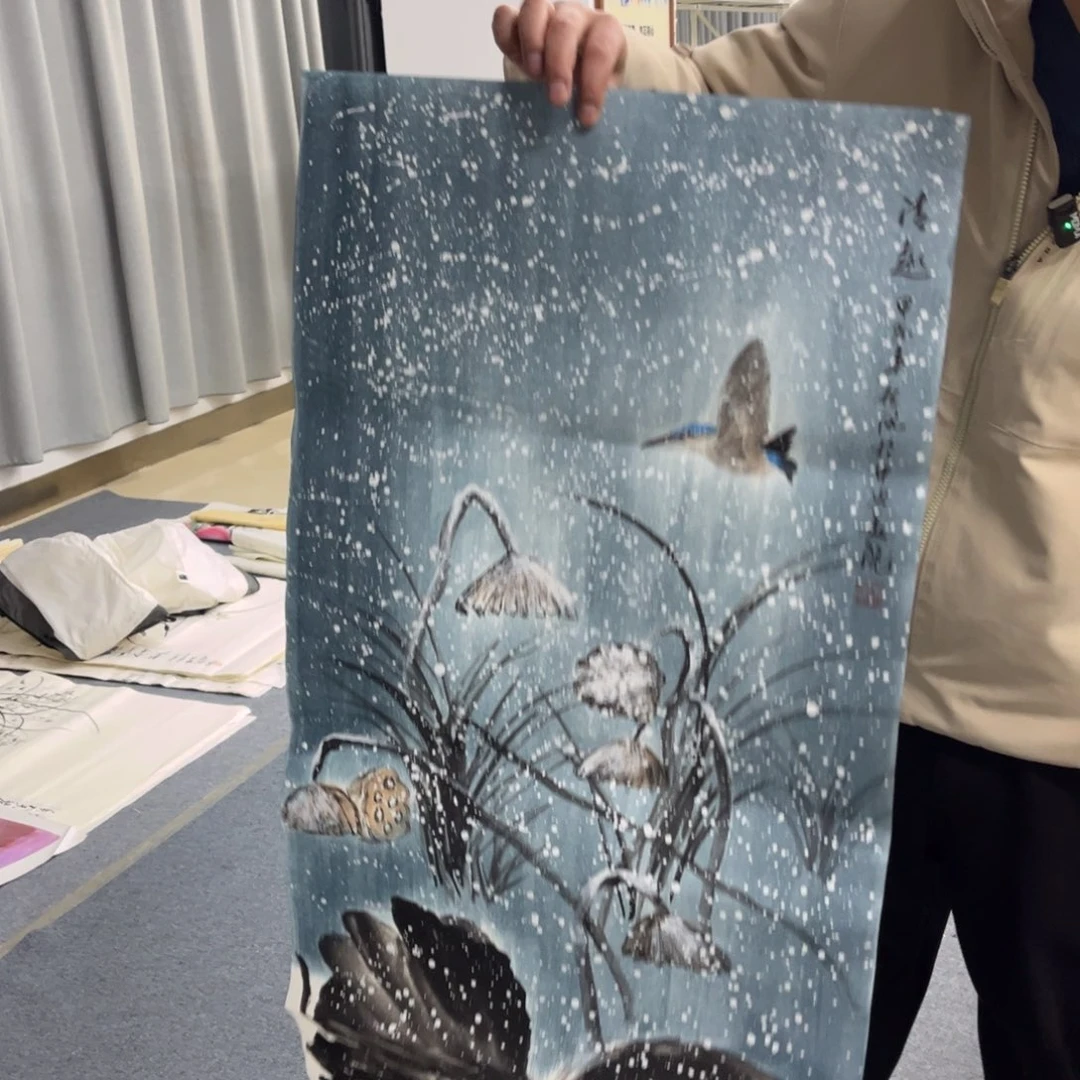 国画手绘画作品和绘画