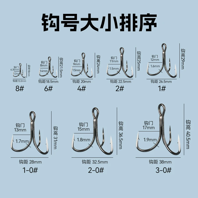 6倍加强6066刀锋钩