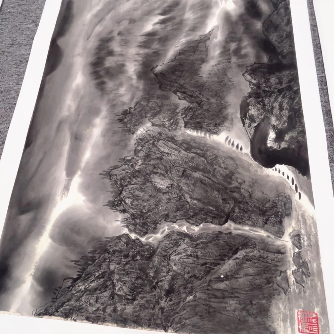 国画绘画作品多次参加100.50