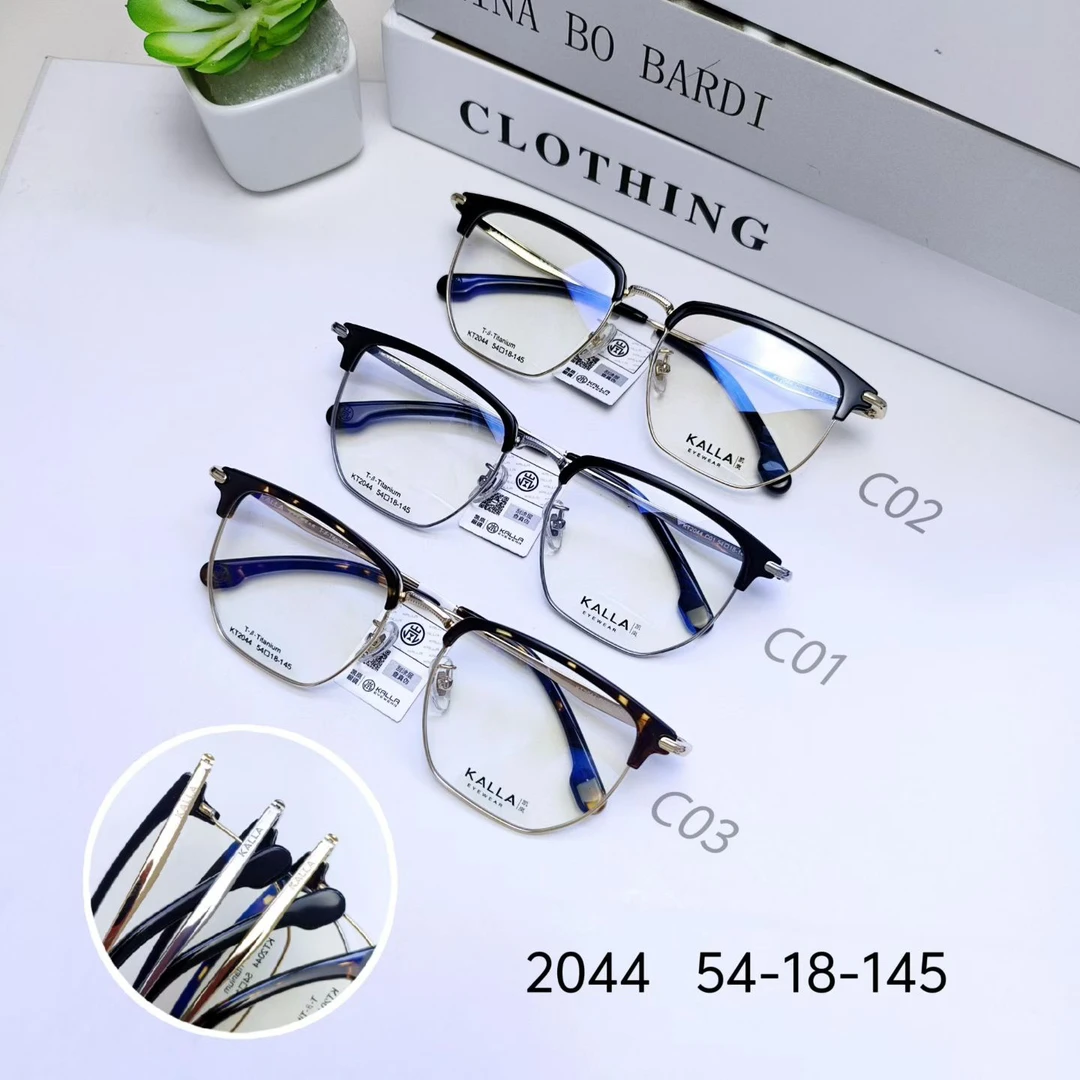 凯兰KT系列钛眉毛无框复古 深圳半钛高货新出首发