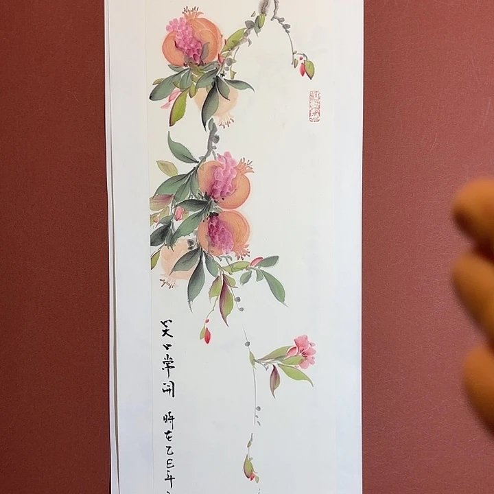 国画听兰老师花鸟