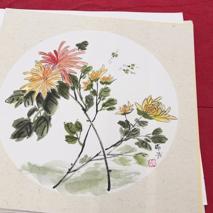 国画花鸟等多种鸟类和