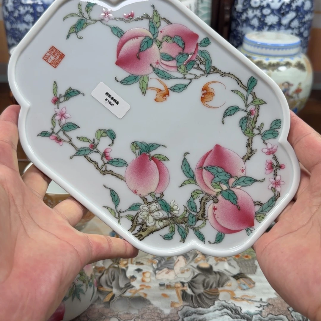 别***光全手工全手绘陶瓷