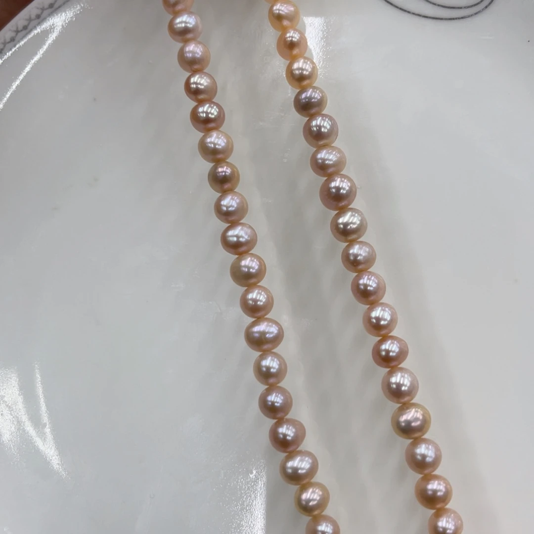 淡水珍珠合金颈饰02430