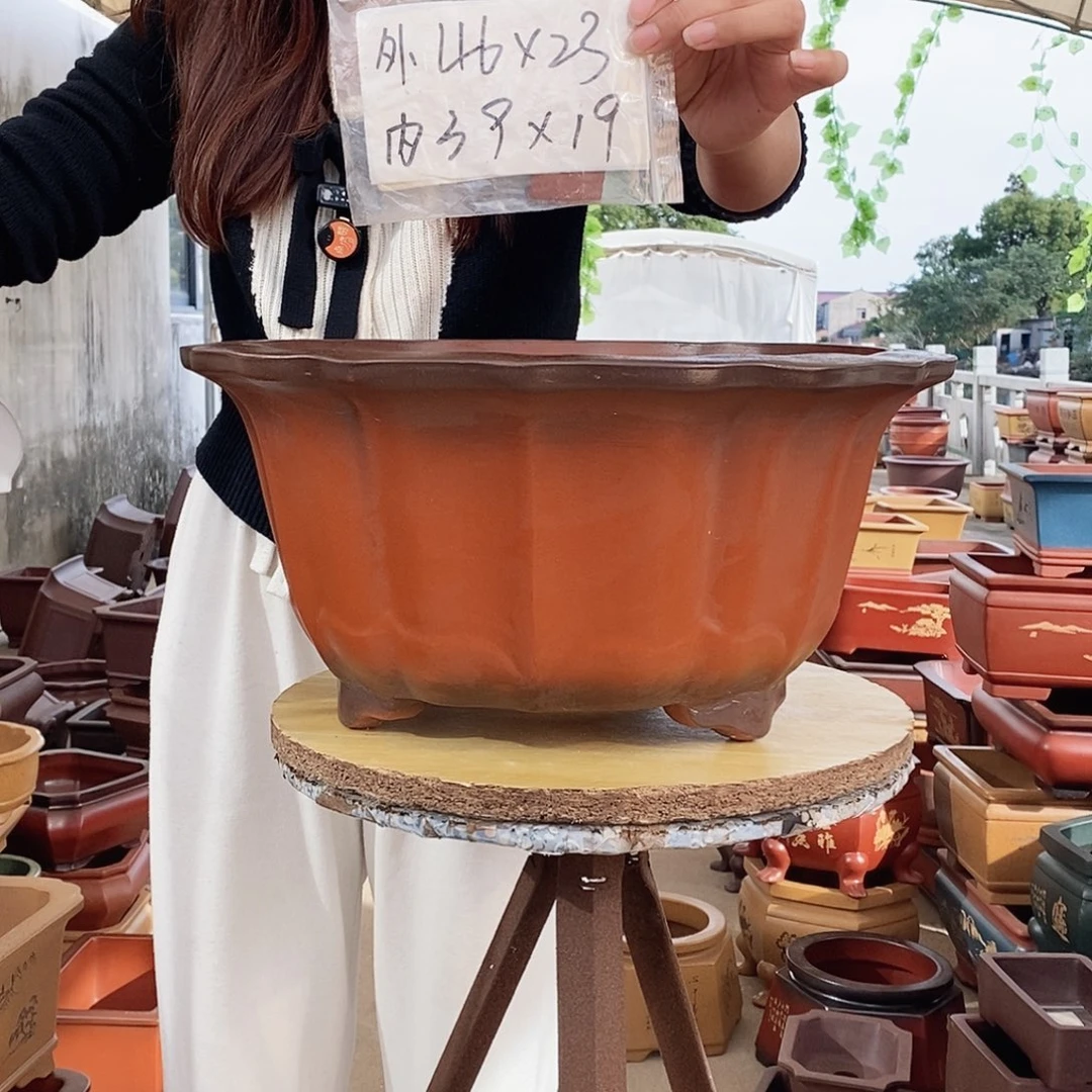 紫砂花盆紫砂花盆微瑕疵