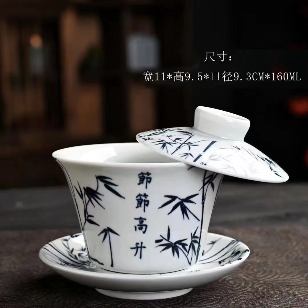 ZHZ092-节节高升三才竹盖碗（36）