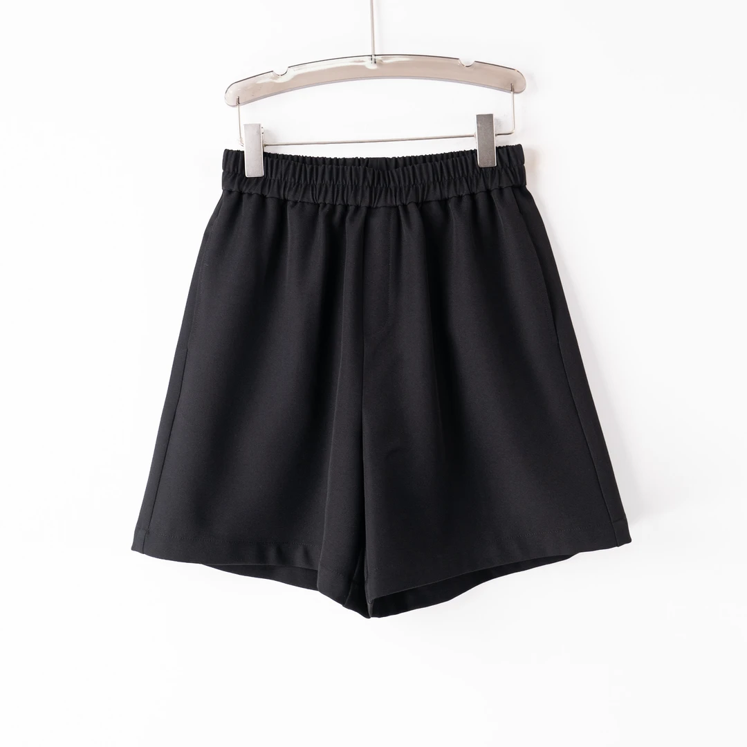 PK250240女装裤子春夏新款大码女装休闲显瘦短裤百搭直筒裤