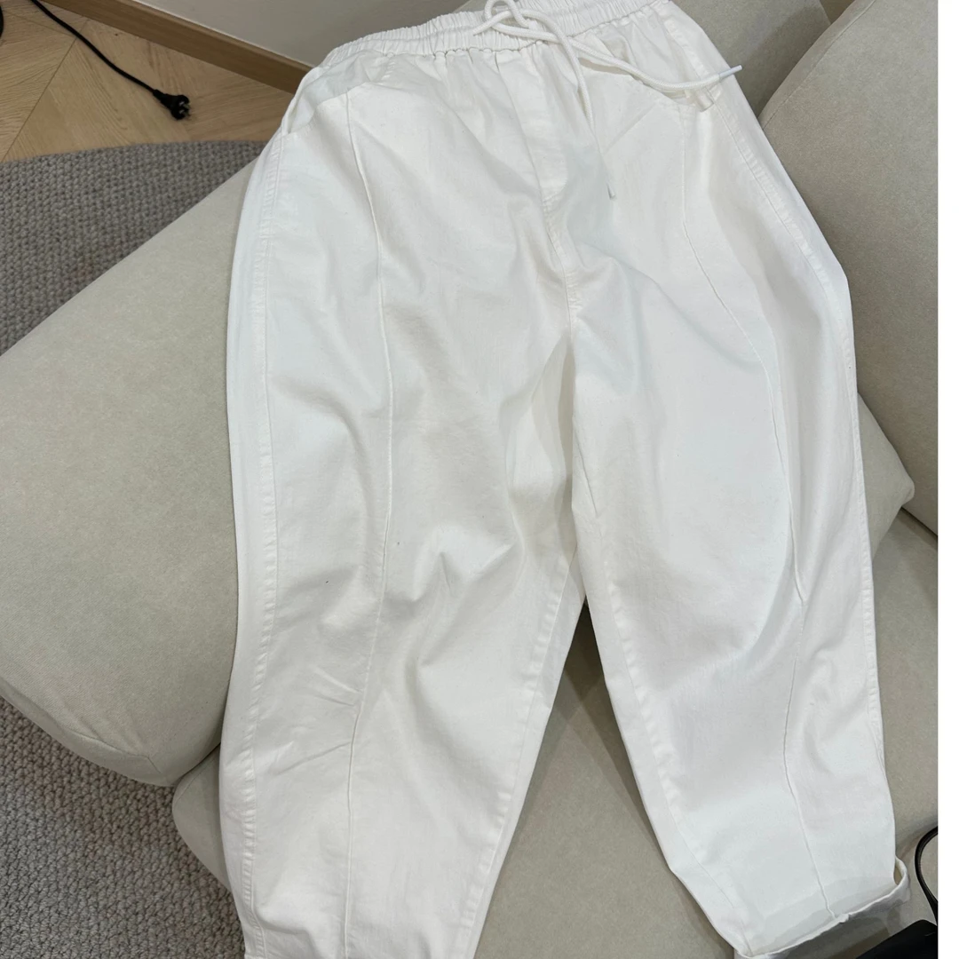 YX七KZ202503115新款棉布休闲裤时尚百搭简约宽松