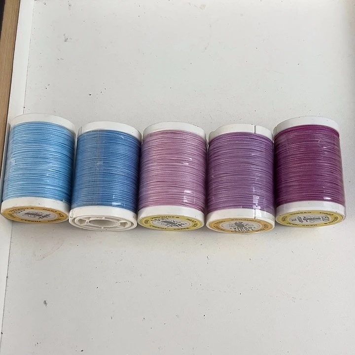 棉0.8高端扁蜡线5卷图片色