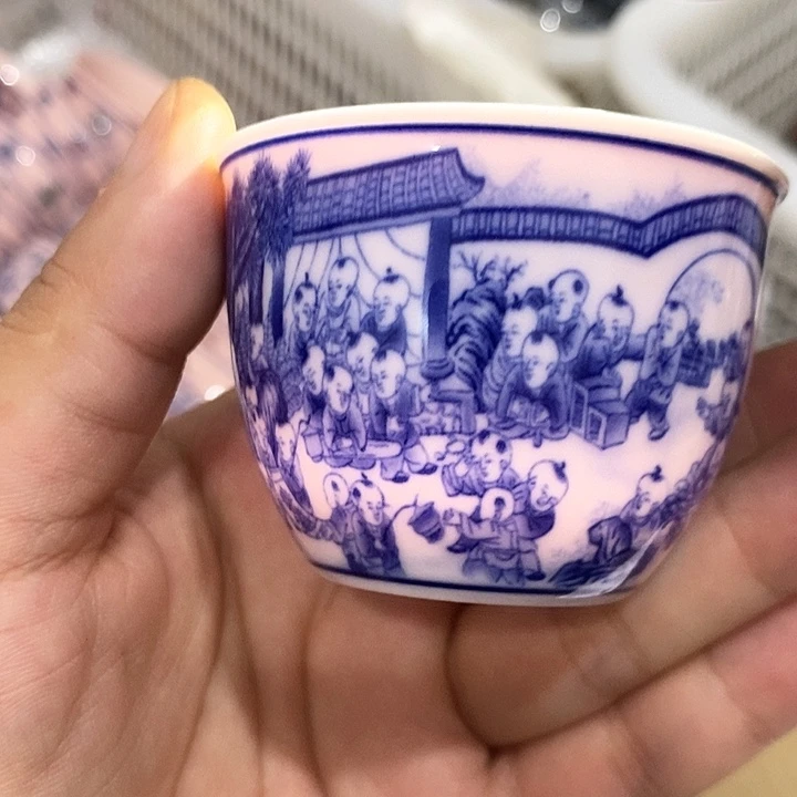 摆件景德镇陶瓷主人杯13445