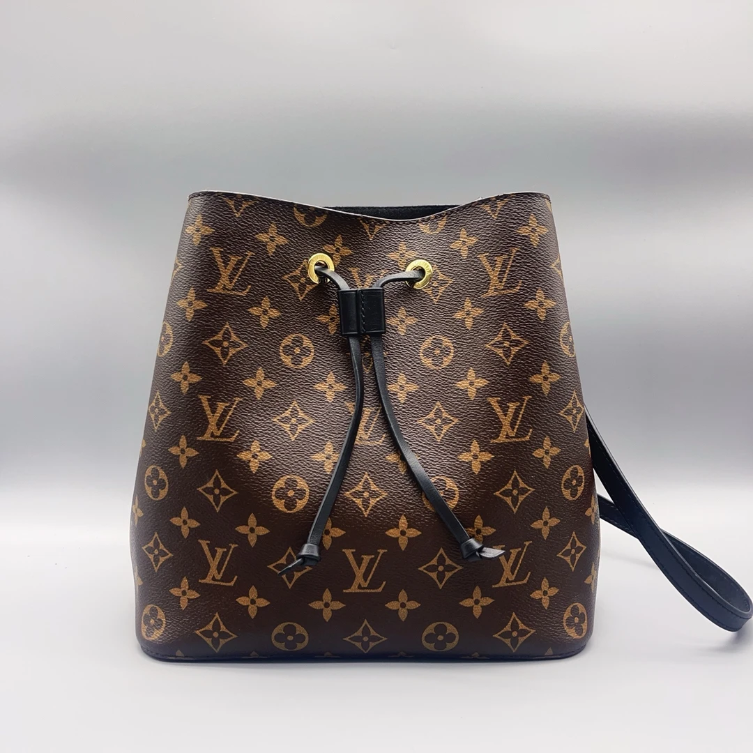 95新 LouisVuitton/路易威登   老花黑水桶包 1559 6755